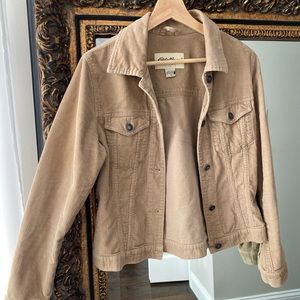 Eddie Bauer Tan Corduroy Jacket XS